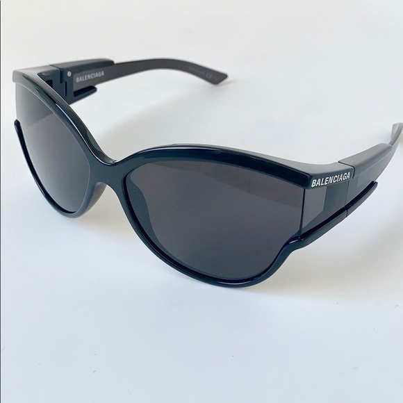 Balencaiga Sunglasses BB0038S 001 Black Grey - Picture 5 of 7